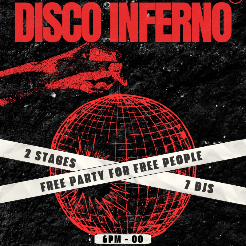DISCO INFERNO x ELYSIAN #7 live at Freo.Social in Perth on March 07, 2026 - Concert poster