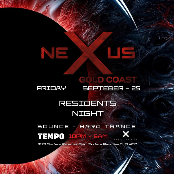 NEXUS Friday live at Tempo Nightclub - Concert poster