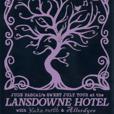 Jude Pascal’s “Sweet July” Tour Finale live at Lansdowne Hotel - Concert poster