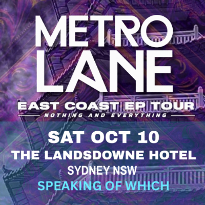 Metro Lane EP Tour - Sydney live at Lansdowne Hotel - Concert poster