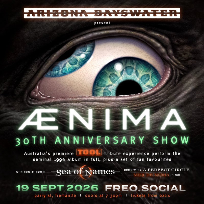 ÆNIMA 30th Anniversary album performance by TOOL tribute band ARIZONA BAYSWATER