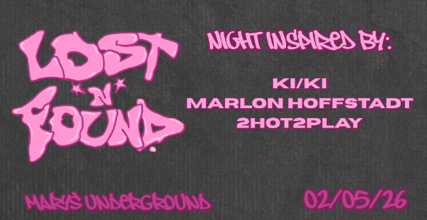 LOSTNFOUND live at Mary's Underground in Sydney on May 02, 2026 - Concert poster