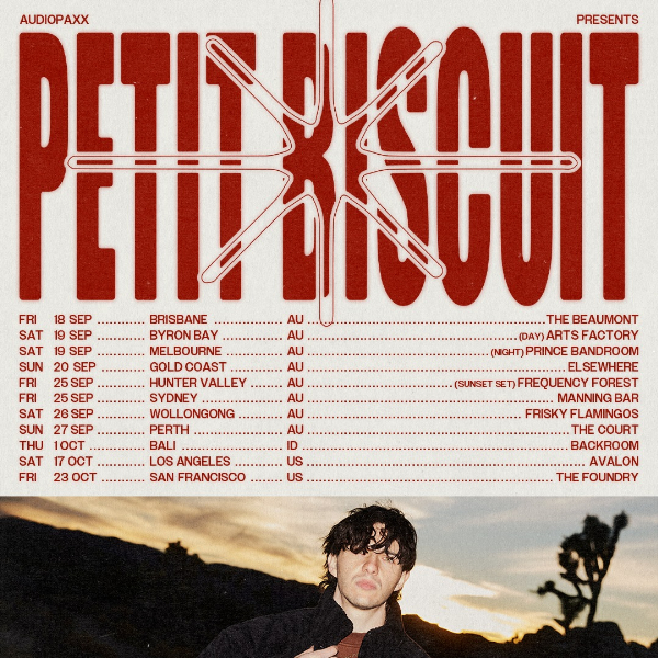 Petit Biscuit | Gold Coast live at Elsewhere, Surfers Paradise - Concert poster