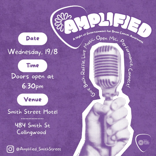 AMPLIFIED Live Music & Open Mic Night live at A Smith St Basement - Concert poster