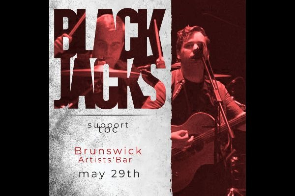 THE BLACKJACKS live at Brunswick Ballroom - Concert poster