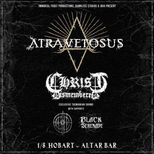 Atra Vetosus, Christ Dismembered, Portcullis + More