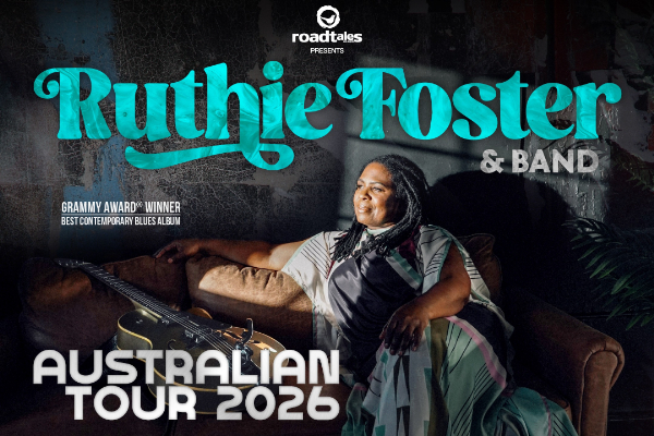 RUTHIE FOSTER & BAND live at Brunswick Ballroom in Melbourne on May 08, 2026 - Concert poster