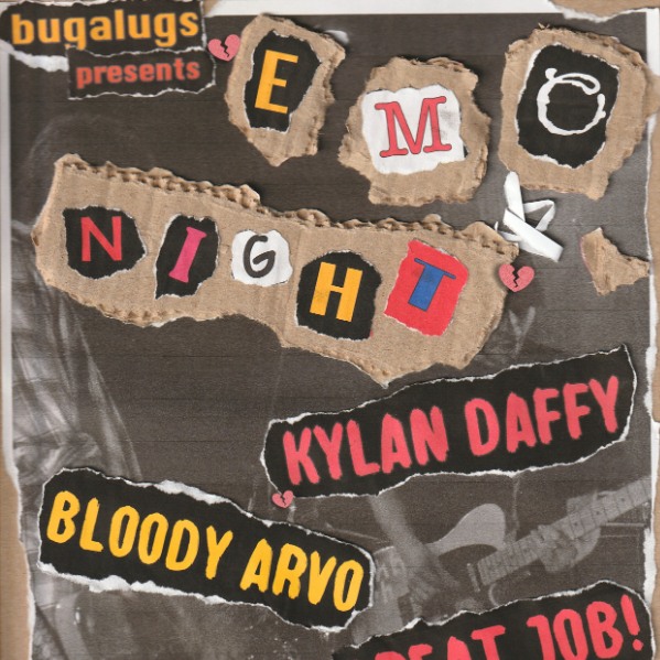 Bugalugs presents: EMO NIGHT live at Oxford Art Factory - Concert poster