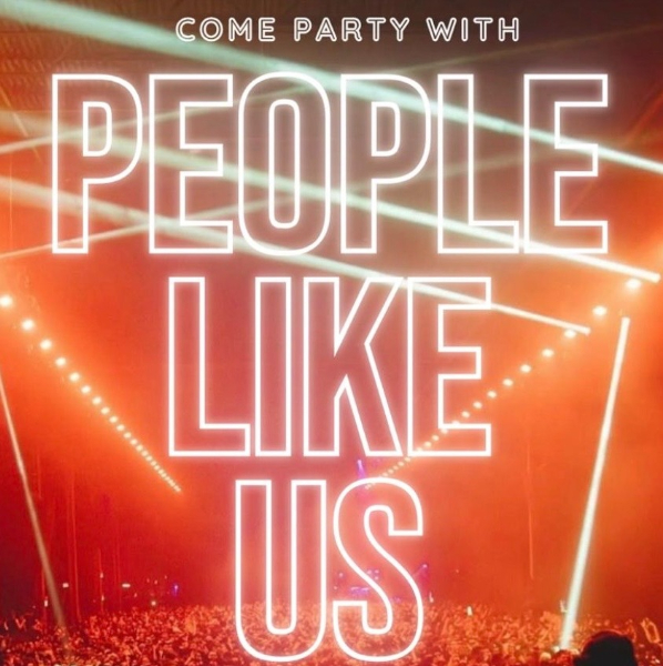 People Like Us live at The Chippo Hotel - Concert poster