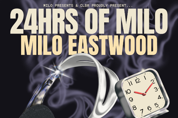 24 HOURS OF MILO live at The Night Cat - Concert poster