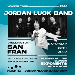Jordan Luck Band - Winter Tour 2026 live at San Fran - Concert poster