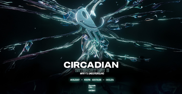 CIRCADIAN live at Mary's Underground in Sydney on May 09, 2026 - Concert poster