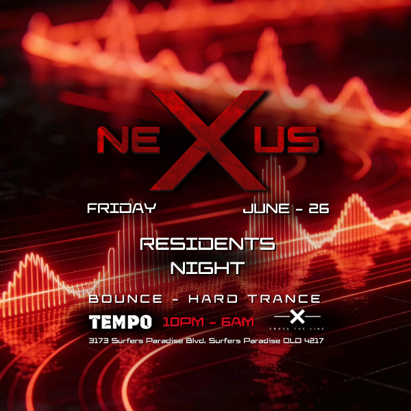 NEXUS Friday live at Tempo Nightclub - Concert poster