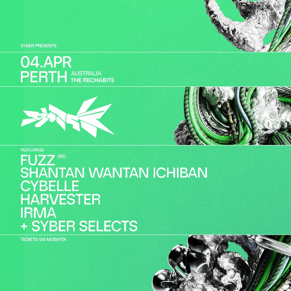 SYBER: 016 live at The Rechabite in Perth on April 04, 2026 - Concert poster