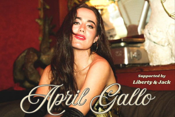 APRIL GALLO live at Brunswick Ballroom in Melbourne on March 29, 2026 - Concert poster