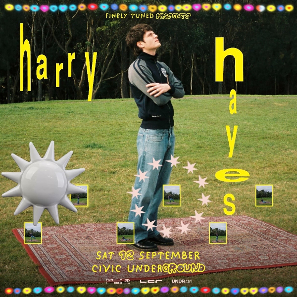 Harry Hayes live at Civic Underground - Concert poster