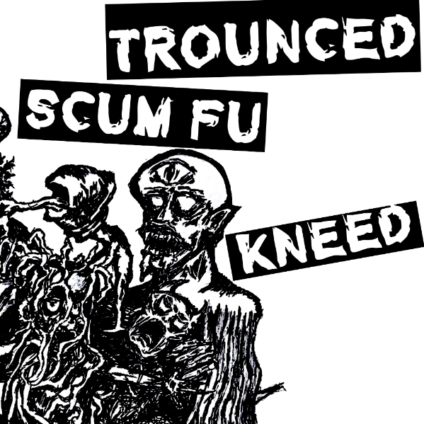 Trounced live at OAF with Scum Fu and Kneed live at Oxford Art Factory in Sydney on April 25, 2026 - Concert poster