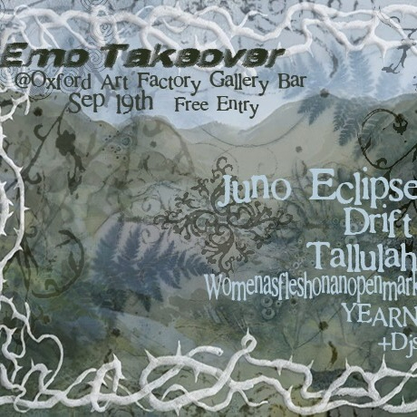 Emo Takeover with Juno Eclipse [FREE ENTRY] live at Oxford Art Factory - Concert poster