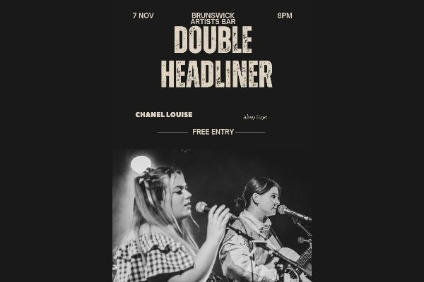 CHANEL LOUISE / ABENY HAYES live at Brunswick Ballroom - Concert poster