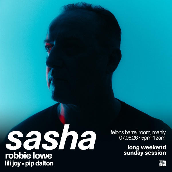TMRW Music pres. SASHA [UK] live at Felons Barrel Room - Concert poster