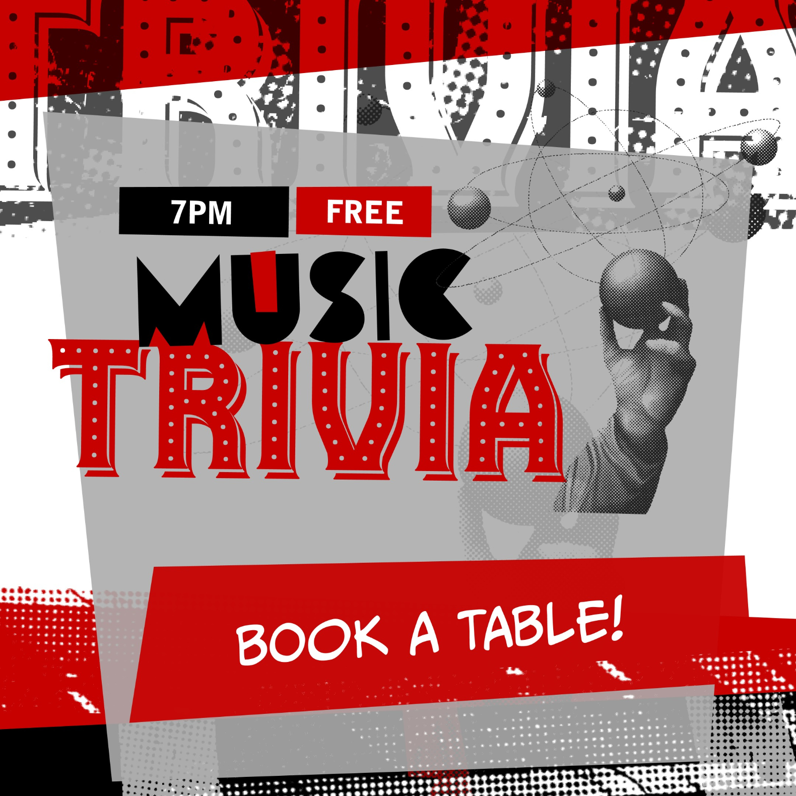 Music Trivia live at Altar Bar - Concert poster