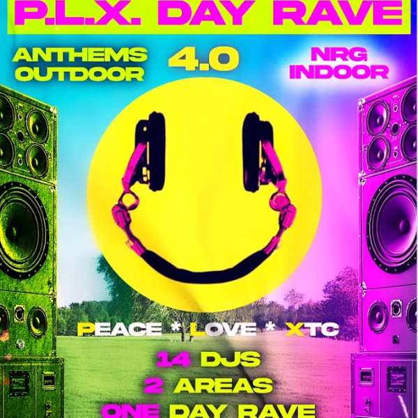 P.L.X DAY RAVE live at HERMANNS BAR in Camperdown on March 21, 2026 - Concert poster