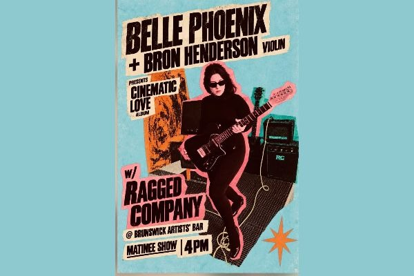 BELLE PHOENIX / RAGGED COMPANY live at Brunswick Ballroom - Concert poster