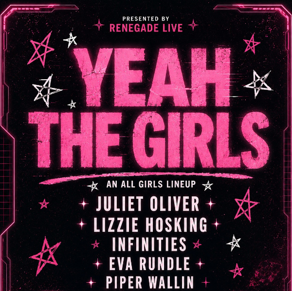YEAH THE GIRLS (18+) live at The Austral Hotel - Concert poster