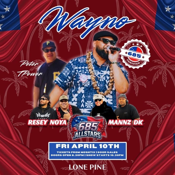 WAYNO ( Lone Pine Tavern ) live at Lone Pine Tavern in Rooty Hill on April 10, 2026 - Concert poster