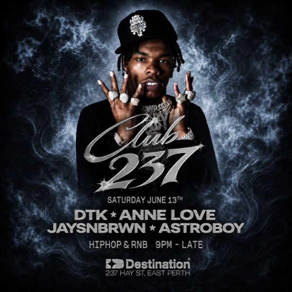 Club 237 13th June live at Destination - Concert poster
