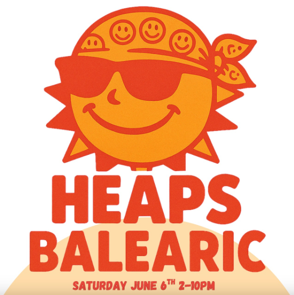 Heaps Balearic feat. Mr Disco Kid & Jeremy Spellacey live at Heaps Normal Health Club - Concert poster