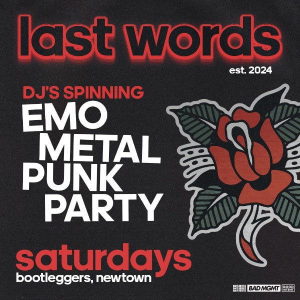 Last Words | Free Entry DJ's | Sydney Emo Night