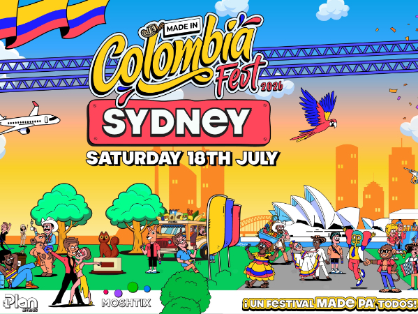 SYDNEY MADE IN COLOMBIA FEST live at The Roundhouse UNSW - Concert poster