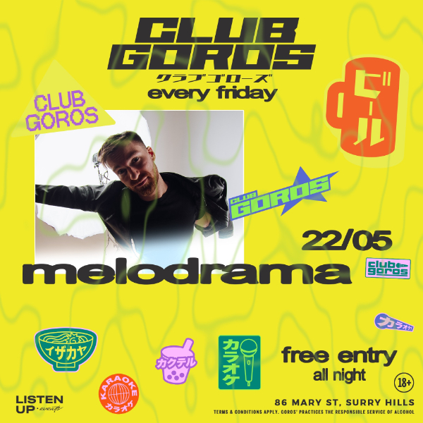 ★ CLUB GOROS ★ MAY 22 ★ live at GOROS - Concert poster