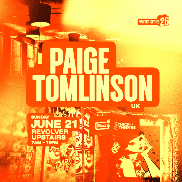 Paige Tomlinson (UK) | Winter Series pres. by Thick as Thieves live at Revolver Nightclub - Concert poster