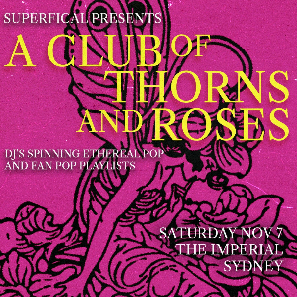 A Club of Thorns and Roses - Sydney, Erskineville live at The Imperial Erskineville - Concert poster