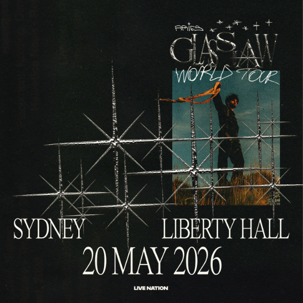 ARIES live at Liberty Hall in Sydney on May 20, 2026 - Concert poster