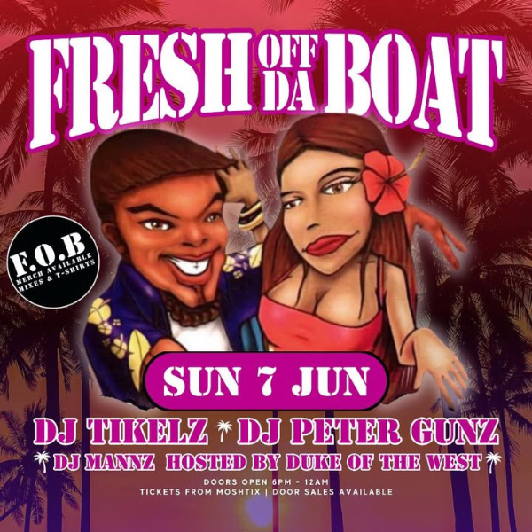Fresh Off Da Boat live at Ambarvale Hotel - Concert poster
