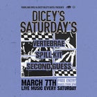 DICEY'S SATURDAYS w/ Vertebrae // Spill Kit // Second Guess live at Dicey Riley's in Wollongong - Live music event