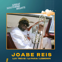 Great Southern Nights Presents: DRIVE SLOW - A ULTIMA DAS FANTASIAS" Australian Tour | Lux Trevis | Lu Faria | LeBrown live at Lazybones Lounge Restaurant & Bar in Marrickville on May 08, 2026 - Concert poster