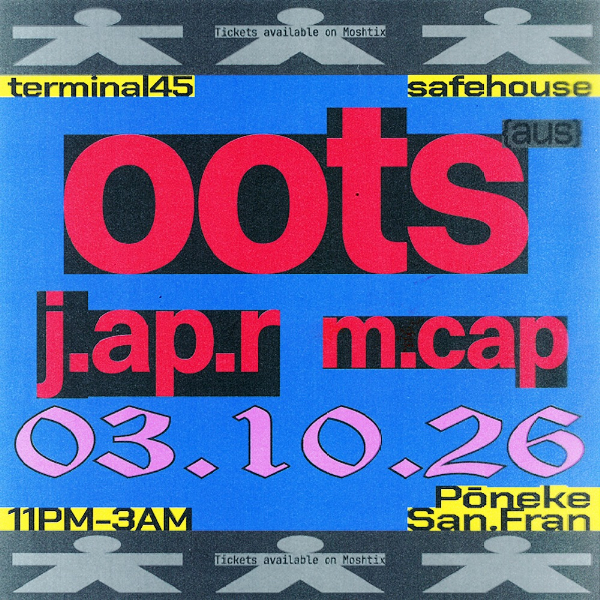 Oots (AUS) - Wellington live at San Fran - Concert poster