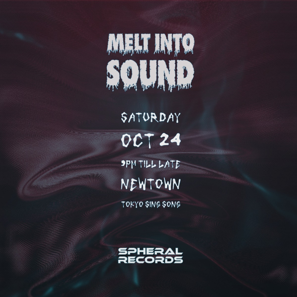 MELT INTO SOUND live at Tokyo Sing Song - Concert poster
