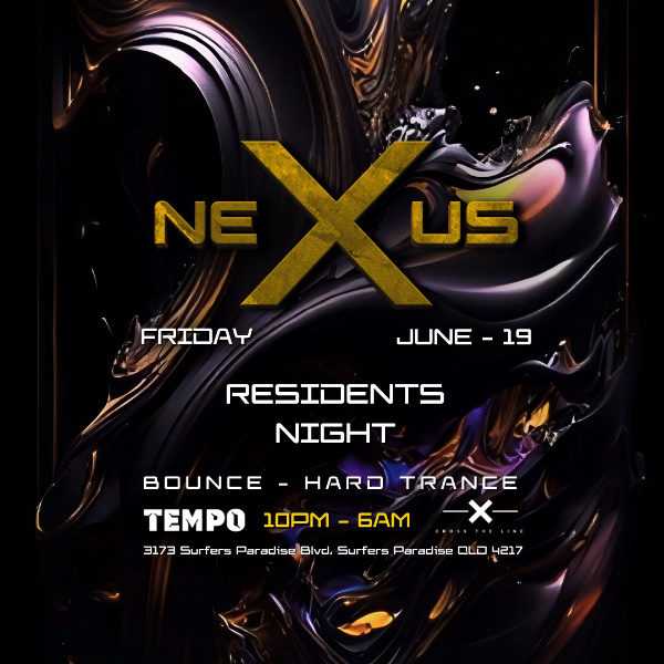 NEXUS Friday live at Tempo Nightclub - Concert poster