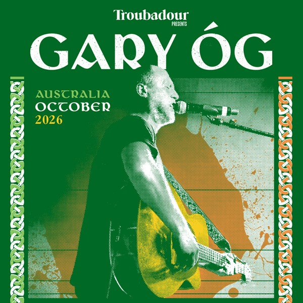Gary Óg live at Adelaide Irish Club (Upstairs) - Concert poster
