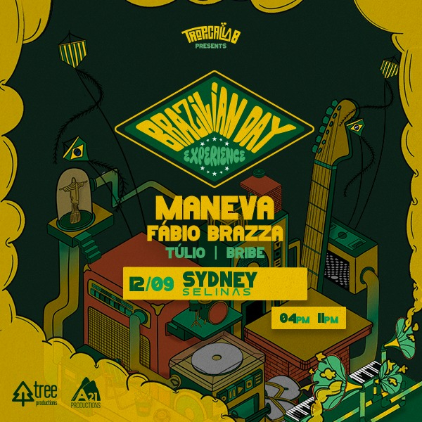 The Brazilian Day Experience live at Selina's at Coogee Bay Hotel - Concert poster