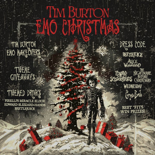 Tim Burton Emo Christmas - Emo Night