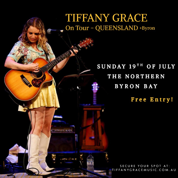 Tiffany Grace - Ripples in Time Tour 2026 live at The Northern - Concert poster