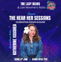 Hear Her Sessions - The Lady Beans + Katherine Vavahea live at Lazybones Lounge Restaurant & Bar - Concert poster