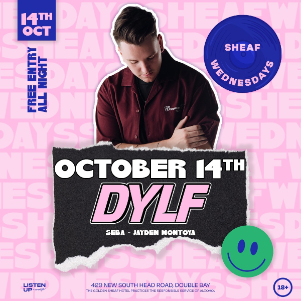 Sheaf Wednesdays | OCTOBER 14th 'w' DYLF live at The Golden Sheaf - Concert poster