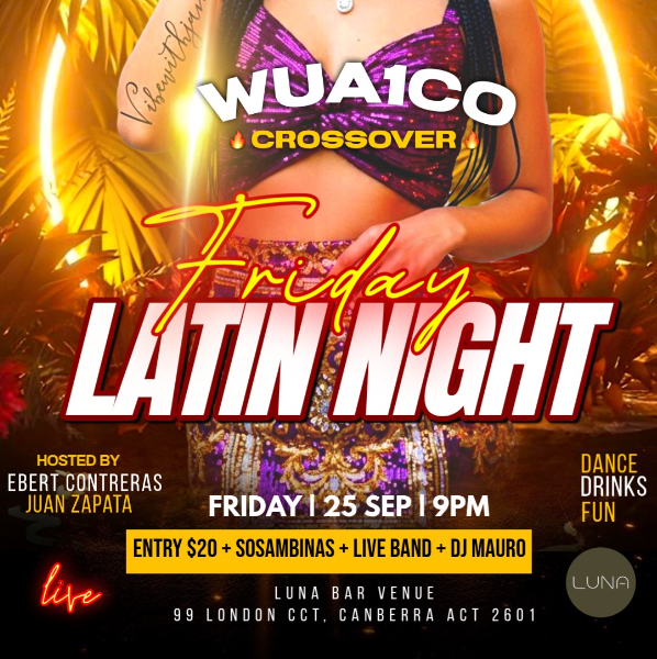 Wua1co Spring Edition live at Luna Bar - Concert poster
